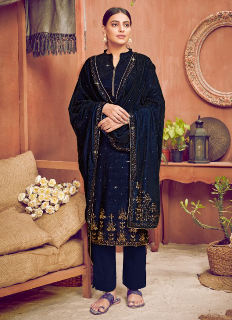 swarovski work salwar kameez